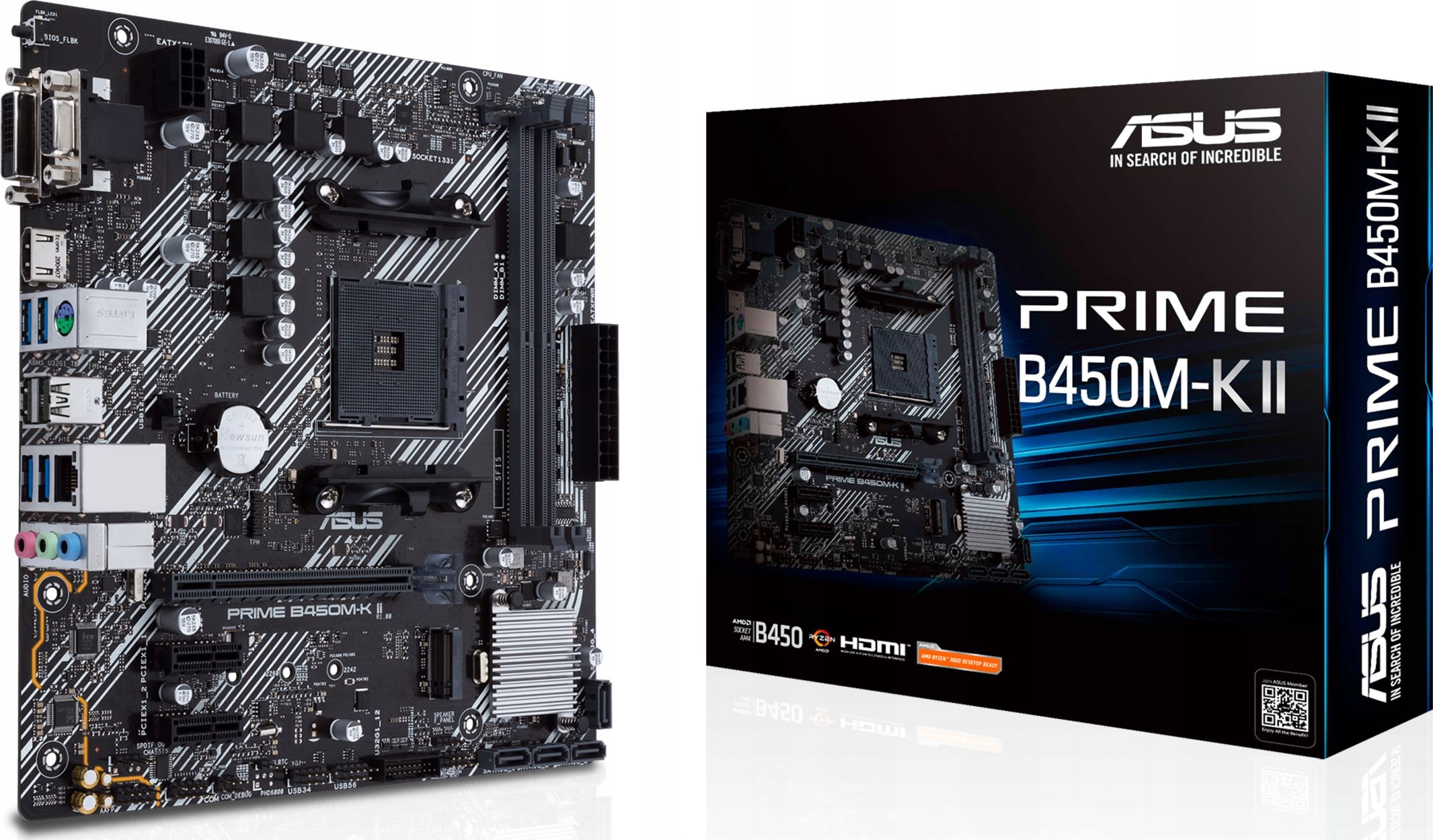 Základná doska ASUS Prime B450M-K II Micro ATX